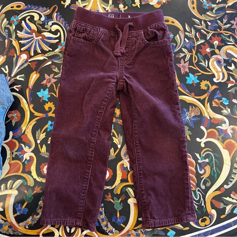 GAP Kids Corduroy Pants in Deep Burgundy